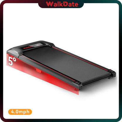 【Happyvalentine'S Day】Anylife Treadmills Home with Foldable Handle Bar with Safety Clip, Flat/Incline under Desk Treadmill, Brushless Motor, Walking Pad, Exercise Equipment with Remote Control, 330 Lbs Capacity, with LED Display, D2