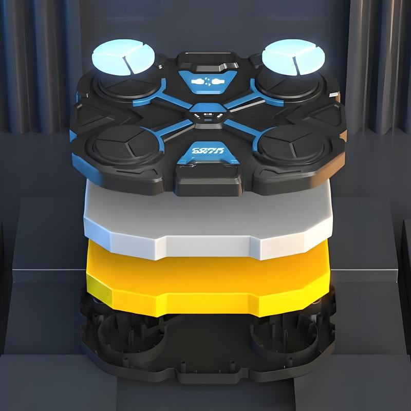 Bluetooth Music Boxing Trainer Wall-Mounted Stress Relief Punching Pad with Gloves More Adjustable Speeds for Instant Fun Portable Electronic Fitness Target Ideal Christmas Gift for Adults