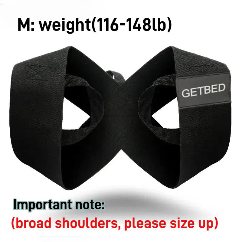 GETBED Fitness Heavy Shoulder Straps, Bench Presses, Shoulder Support, Shoulder Training, Press Lifts,Chest Straight, Straight Back Correction, Open Shoulder Assist Straps, Heavy Shoulder Straightener Breathable Healthcare so Comfortable Valentinesdaygift