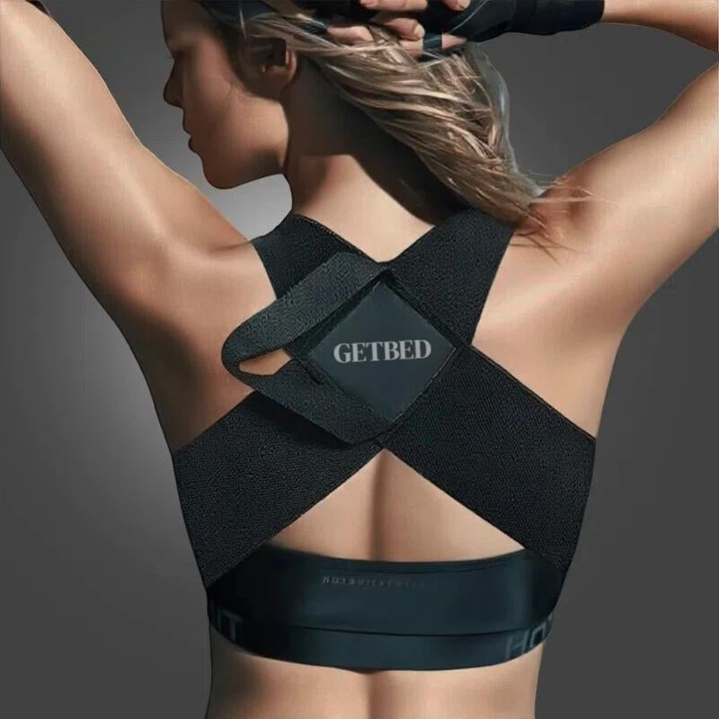 GETBED Fitness Heavy Shoulder Straps, Bench Presses, Shoulder Support, Shoulder Training, Press Lifts,Chest Straight, Straight Back Correction, Open Shoulder Assist Straps, Heavy Shoulder Straightener Breathable Healthcare so Comfortable Valentinesdaygift