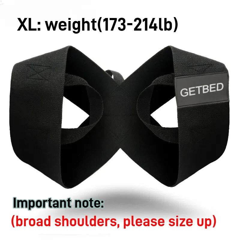 GETBED Fitness Heavy Shoulder Straps, Bench Presses, Shoulder Support, Shoulder Training, Press Lifts,Chest Straight, Straight Back Correction, Open Shoulder Assist Straps, Heavy Shoulder Straightener Breathable Healthcare so Comfortable Valentinesdaygift