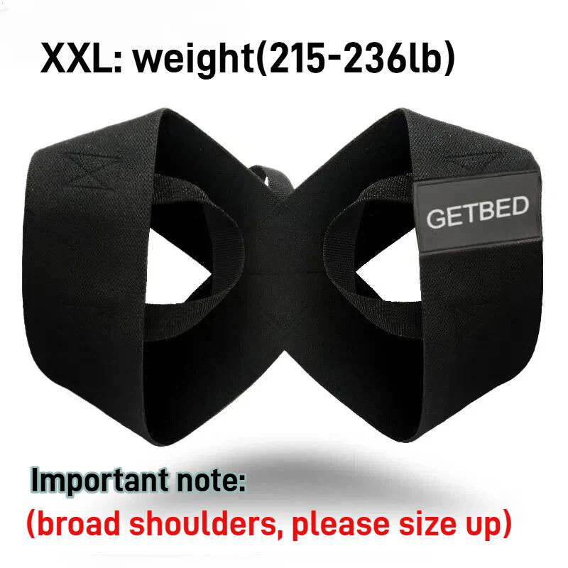 GETBED Fitness Heavy Shoulder Straps, Bench Presses, Shoulder Support, Shoulder Training, Press Lifts,Chest Straight, Straight Back Correction, Open Shoulder Assist Straps, Heavy Shoulder Straightener Breathable Healthcare so Comfortable Valentinesdaygift