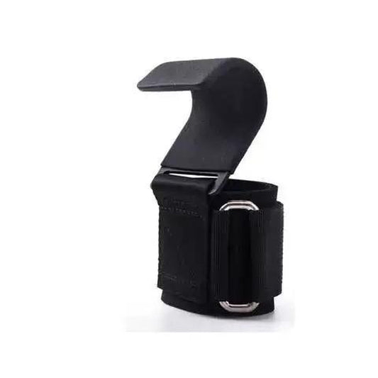 2 Pcs Weight Lifting Hooks - Upgraded Heavy Duty Lifting Wrist Straps for Deadlift, Powerlift, Pull up Bar, Liftups, Shrugs, Alternative in Fitness Gym Power Training, Not Scalable Hook