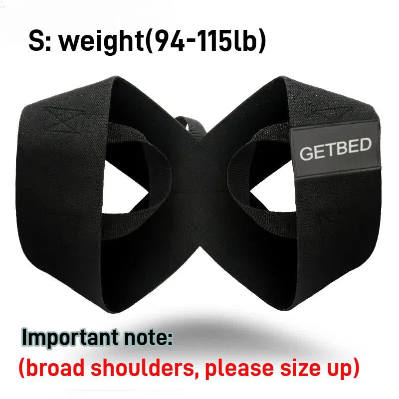 GETBED Fitness Heavy Shoulder Straps, Bench Presses, Shoulder Support, Shoulder Training, Press Lifts,Chest Straight, Straight Back Correction, Open Shoulder Assist Straps, Heavy Shoulder Straightener Breathable Healthcare so Comfortable Valentinesdaygift