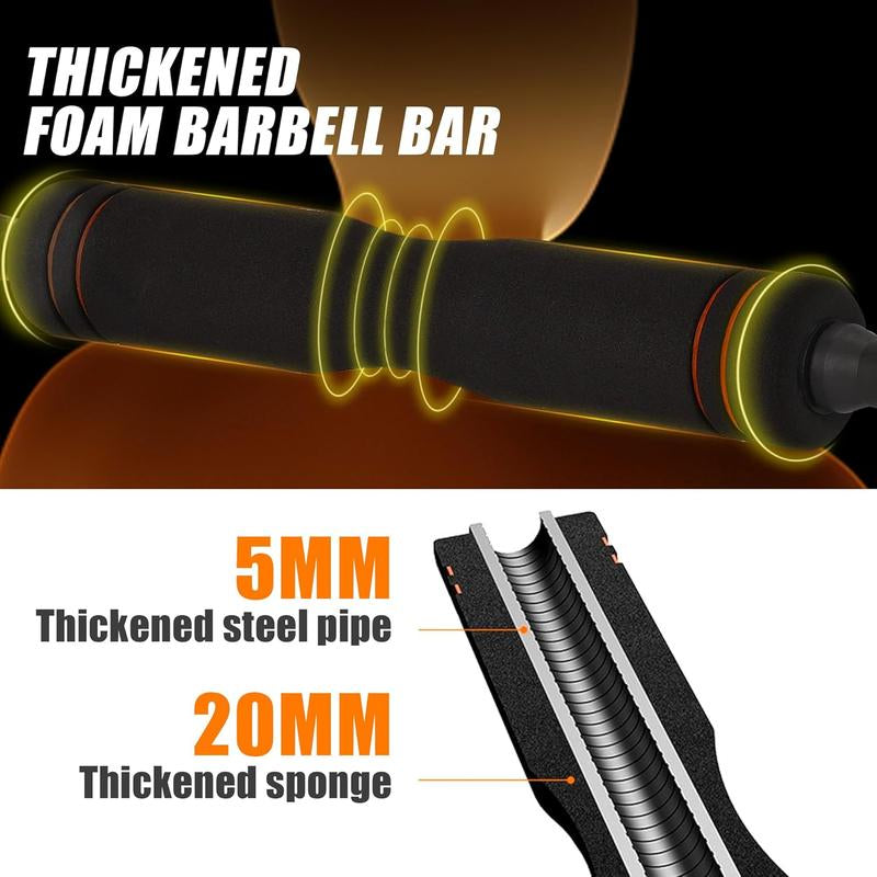 FIXTECH 20 LBS Adjustable Weight Dumbbell Set, 4 in 1 Home Gym Equipment with Dumbbell, Barbell, Kettlebell, Push-Up Modes - Fitness Exercise for Home Gym