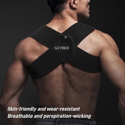GETBED Fitness Heavy Shoulder Straps, Bench Presses, Shoulder Support, Shoulder Training, Press Lifts,Chest Straight, Straight Back Correction, Open Shoulder Assist Straps, Heavy Shoulder Straightener Breathable Healthcare so Comfortable Valentinesdaygift