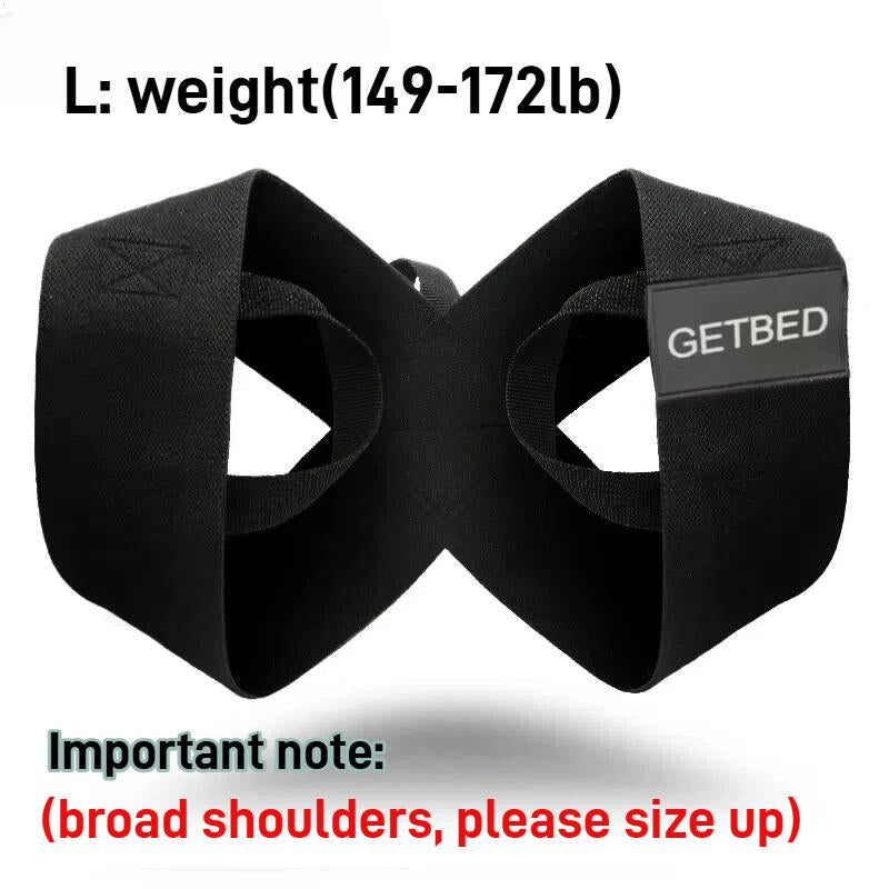 GETBED Fitness Heavy Shoulder Straps, Bench Presses, Shoulder Support, Shoulder Training, Press Lifts,Chest Straight, Straight Back Correction, Open Shoulder Assist Straps, Heavy Shoulder Straightener Breathable Healthcare so Comfortable Valentinesdaygift